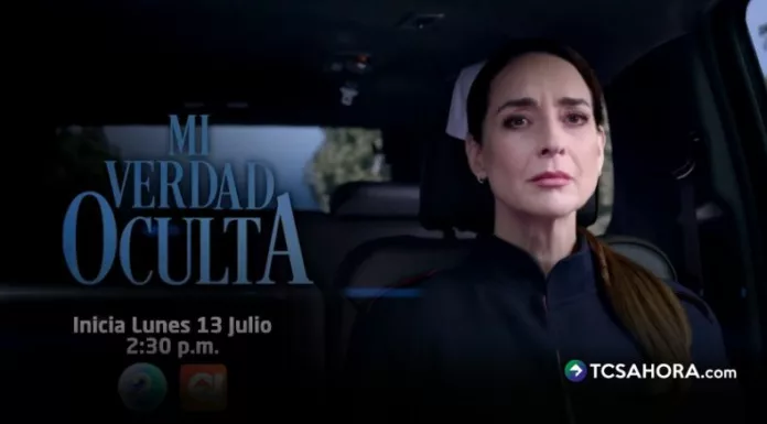 Aitana entra a la hacienda Lizárraga con un plan secreto, pero un hombre de su pasado puede descubrirla desde el estreno de “Mi verdad oculta” por Canal 2.