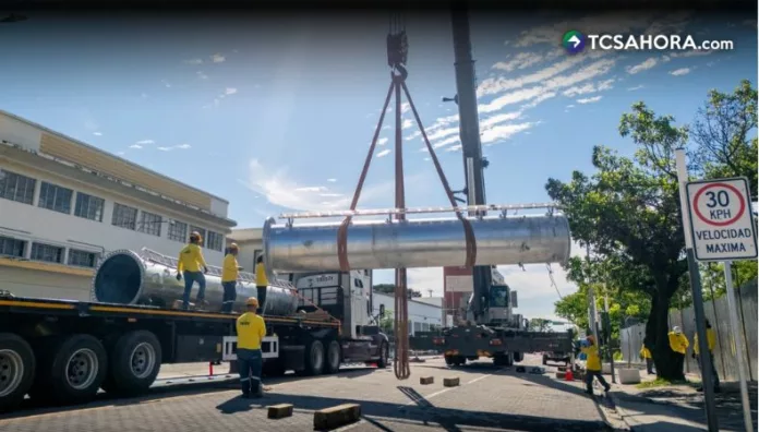 Restricción vial por instalación de la quinta torre del aerocable