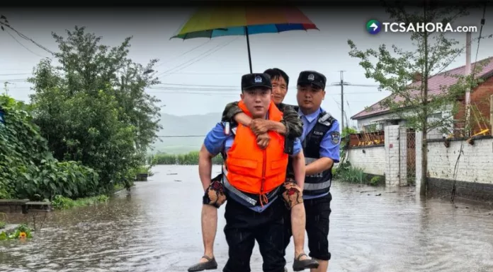Más de 15 mil personas evacuadas en China por tifón Bavi