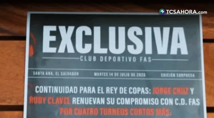 Club Deportivo FAS sigue renovando su plantel y confirmó la continuidad de dos jugadores más para el próximo torneo.