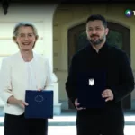 Ucrania y Unión Europea firman un acuerdo de drones