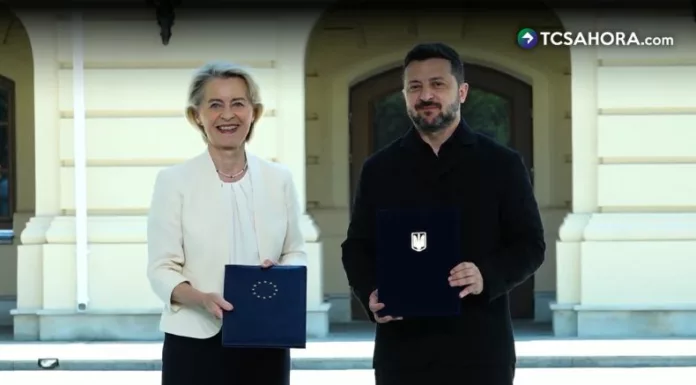 Ucrania y Unión Europea firman un acuerdo de drones