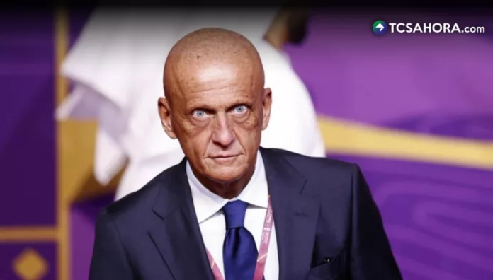 Pierluigi Collina, jefe de árbitros de la FIFA, no pasó por alto los cuestionamientos de Deschamps contra Iván Barton.