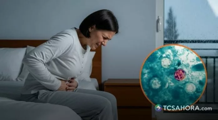 Los principales síntomas de la ciclosporiasis incluyen diarrea acuosa, calambres abdominales, hinchazón, gases, pérdida de apetito y náuseas.