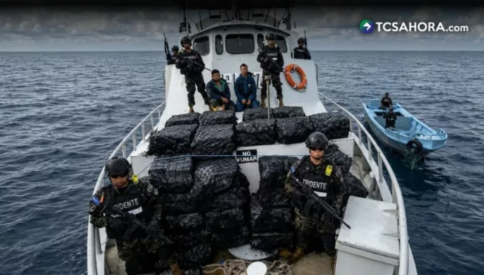 Marina Nacional incauta 1.36 toneladas de droga