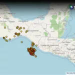 México registra 544 réplicas de fuerte sismo frente a Chiapas