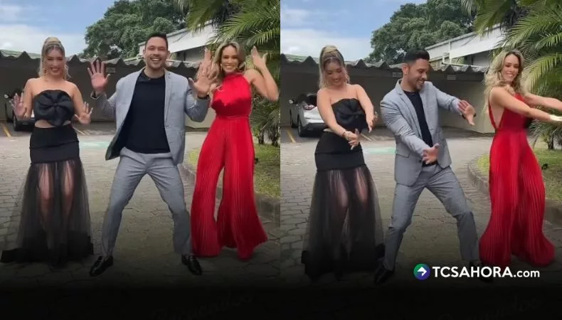 Alex Carranza revivió un recuerdo de 2024 con Larissa Graniello y Luciana Sandoval, en un baile que los tres ya quieren repetir nuevamente.