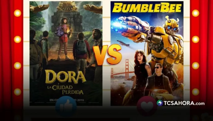 “Dora y la ciudad perdida” compite contra “Bumblebee”. La más votada llegará a Canal 6 este sábado 25 de julio a las 8:00 p.m.
