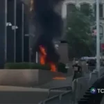 Hombre ataca con explosivo un edificio de ICE y FBI