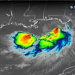 Tormenta Tropical Bertha se fortalece frente a costa de EE.UU.