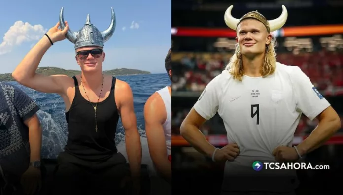 Erling Haaland celebró al estilo vikingo la llegada de sus 26 años a bordo de un yate. Sus seguidores no paran de enviarle felicitaciones.