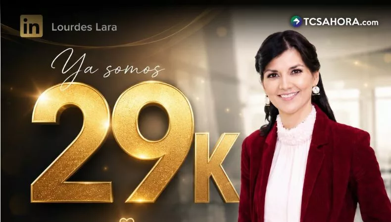 Lourdes Lara celebró que ya cuenta con 29 mil seguidores en LinkedIn con un mensaje de gratitud. La presentadora explicó qué significa alcanzar esa cifra.