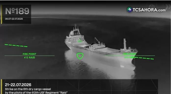 Ucrania impacta una docena de buques rusos en ataque de largo alcance