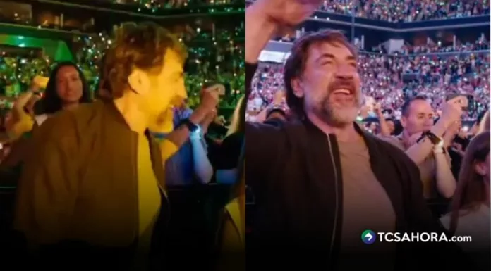 Javier Bardem bailó y cantó “Dai Dai” en Nueva York. Shakira compartió el clip del actor y contó qué pensó al verlo tan entregado durante el concierto.