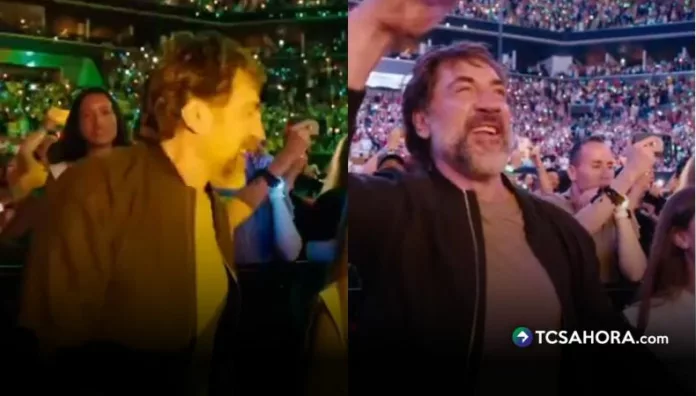 Javier Bardem bailó y cantó “Dai Dai” en Nueva York. Shakira compartió el clip del actor y contó qué pensó al verlo tan entregado durante el concierto.