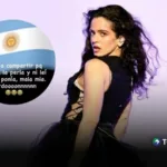 «Ni leí lo que ponía» Rosalía pide perdón a los argentinos