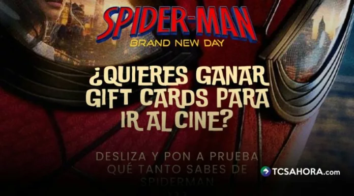 Responde una trivia sobre el héroe arácnido y participa por una de las gift cards para disfrutar del cine.