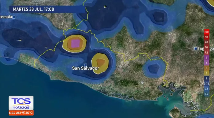 Se prevén condiciones similares a las de ayer por la tarde y noche: lluvias y tormentas en varias partes del país. Antes, ambiente caluroso.