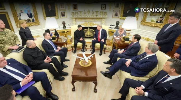 Zelenski y Trump discuten producción de interceptores de misiles