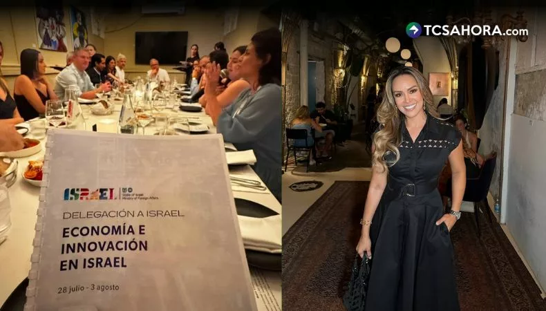 Luciana Sandoval integra una delegación latinoamericana que conocerá proyectos de economía, innovación y tecnología. Así fue su primera noche en Tel Aviv.