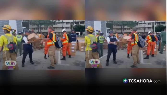 Imágenes inéditas mostraron cómo Moisés Urbina dejó por momentos su labor informativa para descargar insumos médicos durante la emergencia en Venezuela.