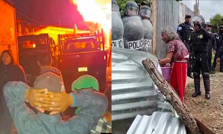 Turba incendia casa de jueza que ordenó desalojo de una anciana en Guatemala