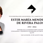 Fallece fundadora de Grupo Radio Stereo, Ester María Mendizábal de Rivera Palomo
