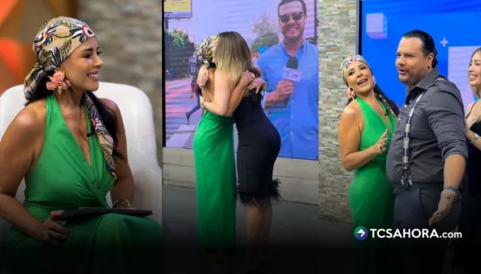 Verónica Guerrero volvió al set de “Viva la Mañana” luego de que sus compañeros y el público pidieran que continuara en el programa.