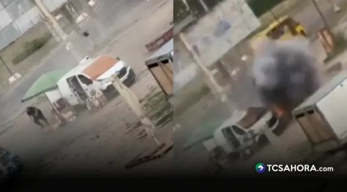Un video muestra a un dron persiguiendo a un vendedor en Jersón. Ucrania acusa a Rusia de crimen de guerra tras el ataque, que dejó al vendedor con heridas.