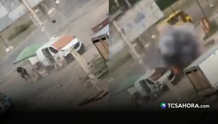 Un video muestra a un dron persiguiendo a un vendedor en Jersón. Ucrania acusa a Rusia de crimen de guerra tras el ataque, que dejó al vendedor con heridas.