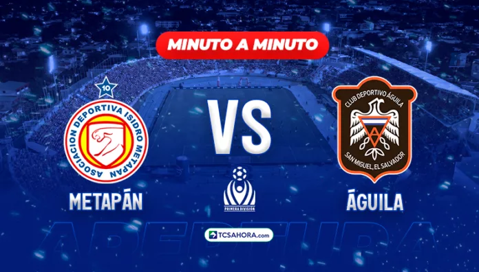Repasa los detalles del partido de la fecha 4 del Torneo Apertura 2026 de la Liga Mayor de Fútbol entre Metapán y Águila.