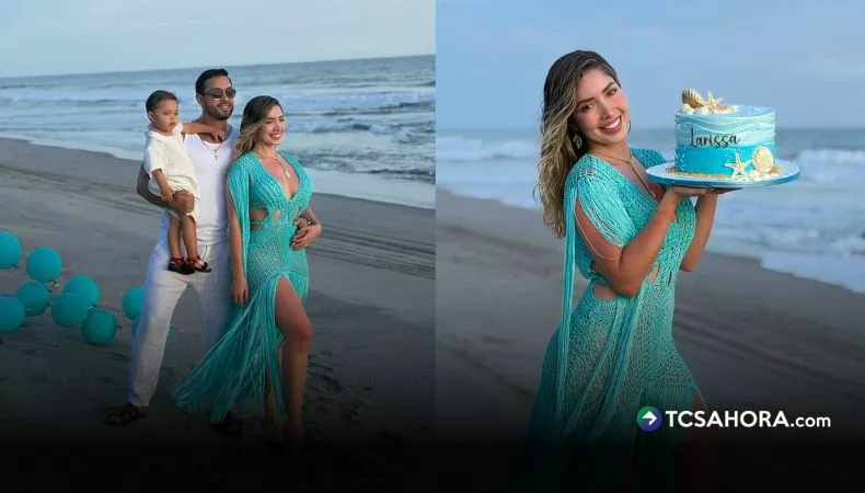 Larissa Graniello cerró su semana de cumpleaños desde su lugar favorito, acompañada de pastel y temática marina.