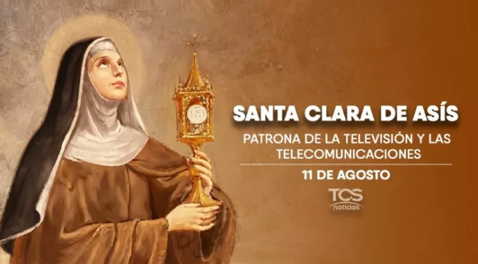 Santa Clara de Asís estaba enferma y vio proyectada en la pared de su habitación la misa de Navidad que se celebraba a varios kilómetros.