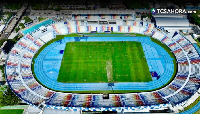 La cancha del Estadio Jorge 
