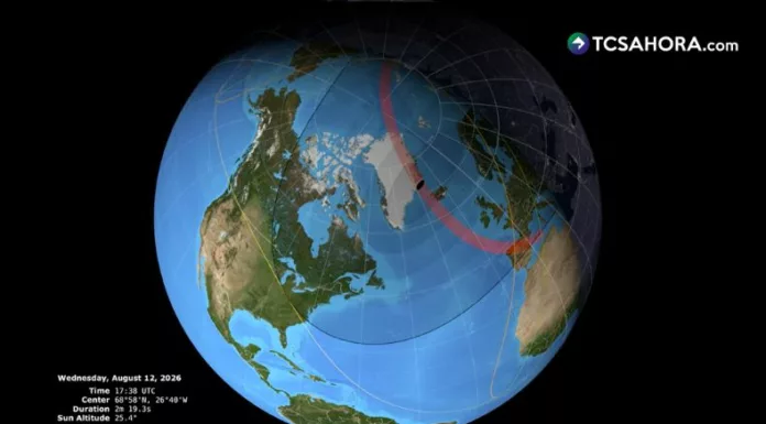 Eclipse total de Sol cubrirá España e Islandia