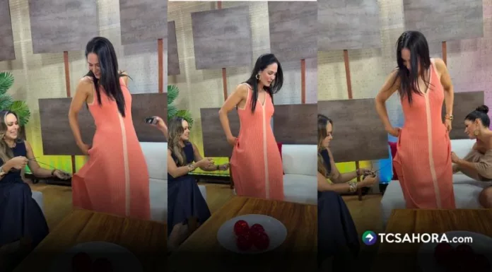 Ana Pao protagonizó un curioso momento detrás de cámaras de “Liberadas”, Luciana Sandoval y Gina Salazar tuvieron que ayudarla.