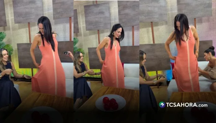 Ana Pao protagonizó un curioso momento detrás de cámaras de “Liberadas”, Luciana Sandoval y Gina Salazar tuvieron que ayudarla.