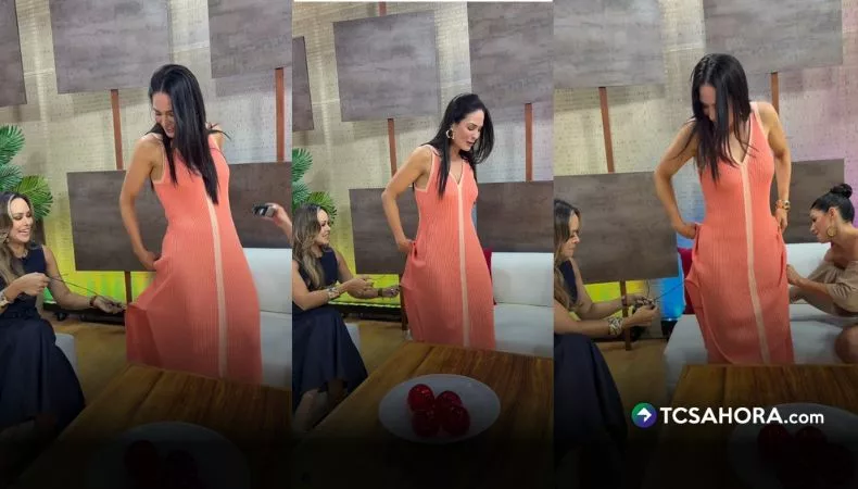 Ana Pao protagonizó un curioso momento detrás de cámaras de “Liberadas”, Luciana Sandoval y Gina Salazar tuvieron que ayudarla.