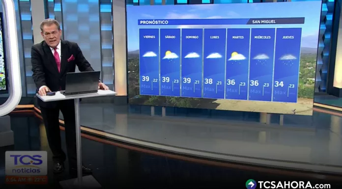 La tendencia se mantiene: las altas temperaturas y mucho calor se mantendrán hoy en El Salvador y durante el fin de semana.