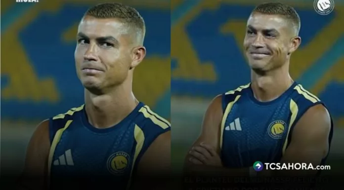 Cristiano Ronaldo volvió al Al-Nassr tres días después de casarse con Georgina y sus compañeros aprovecharon el entrenamiento para felicitarlo por su boda.