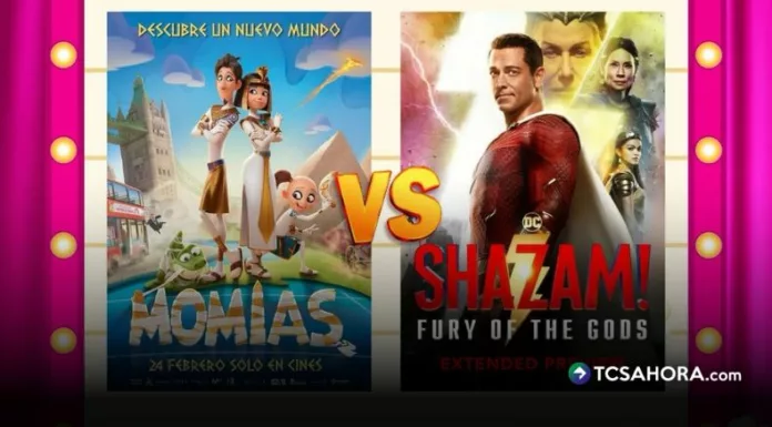 El Versus de películas pone frente a frente a «Momias» y «Shazam! Fury of the Gods». La más votada llegará este sábado a Canal 6.