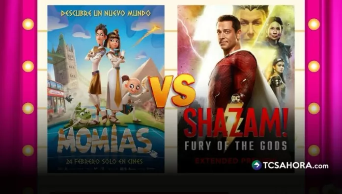El Versus de películas pone frente a frente a «Momias» y «Shazam! Fury of the Gods». La más votada llegará este sábado a Canal 6.