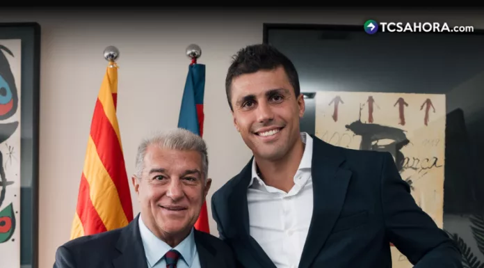 El Barcelona anunció este martes el fichaje de Rodri Hernández hasta la finalización de la temporada 2029-30.