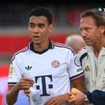 Jamal Musiala vuelve a «desplomarse» en amistoso del Bayern