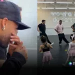 Así reaccionó Neymar al ver bailar a su hija