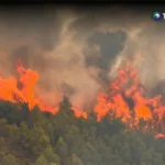 Incendio forestal consume 133 hectáreas en Comunidad Valenciana