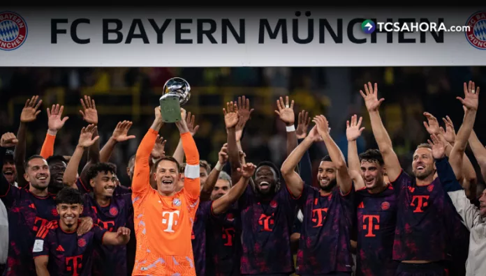 El Bayern Múnich se impuso de visitante al Borussia Dortmund para quedarse con el título de la Supercopa de Alemania.