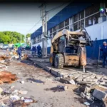Cierre de vías en alrededores del Mercado Central de San Salvador