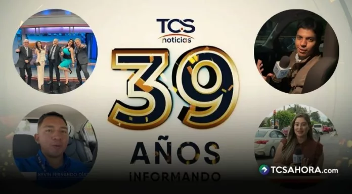 TCS Noticias cumple 39 años al aire junto a presentadores, periodistas y profesionales detrás de cámaras que informan desde temprano.