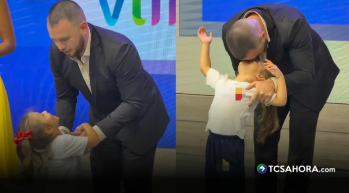 Mishelita visitó a Mario Sibrián en «Viva la Mañana» y juntos mostraron frente a las cámaras su particular beso inspirado en Spider-Man.